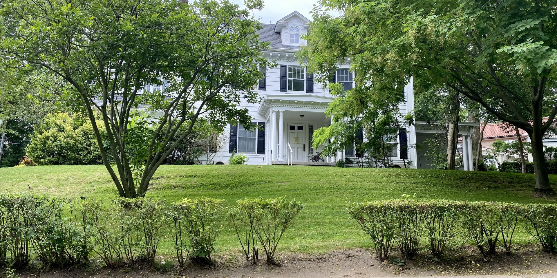 Great Neck Estates Village Hall in Great Neck Estates, Long Island, New York. This photo was taken on June 11, 2021